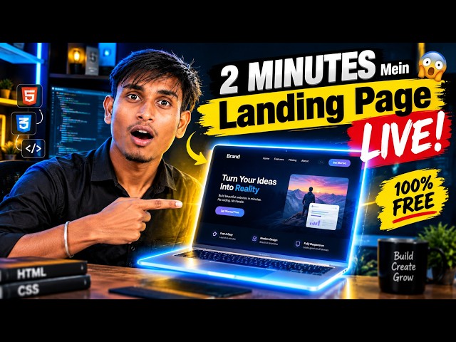 2 MINUTES Mein Landing Page LIVE! 😱 100% FREE