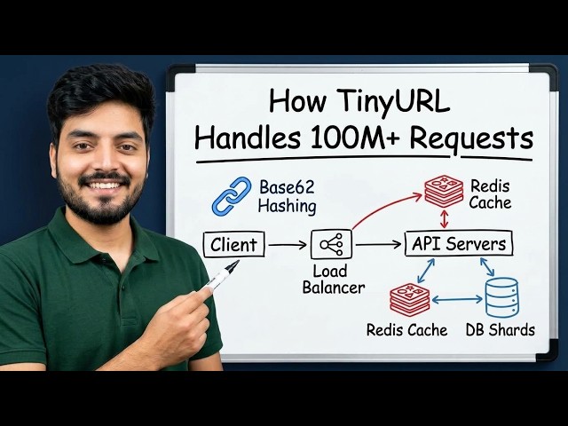 Design a Distributed URL Shortener (TinyURL) Step by Step | System Design Masterclass