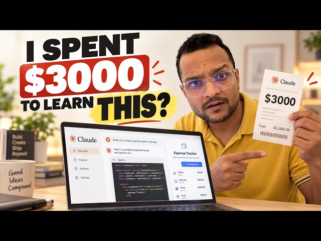 I spent $3000 on claude to learn this way of vibe coding