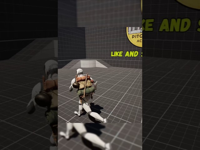 How to attach a backpack and have it move around in Unreal Engine 5