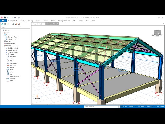 How to Make a Portal Frame in ProtaStructure | Step-by-Step Tutorial for Beginners