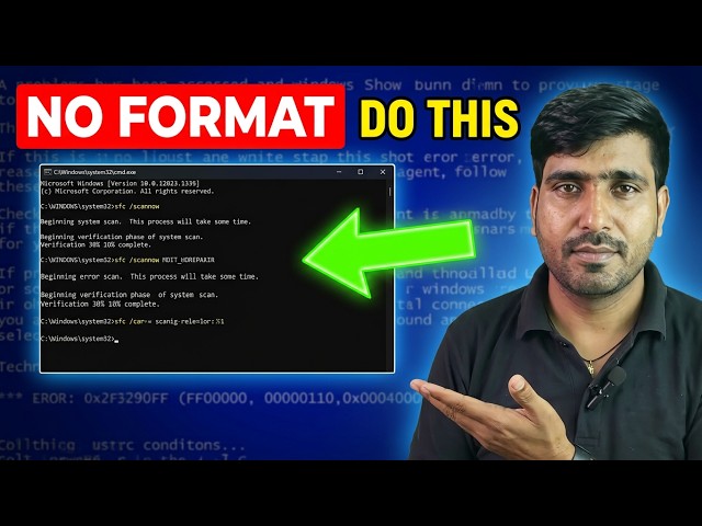 Stuck in Automatic Repair BLUE SCREEN? Fix It WITHOUT Formatting