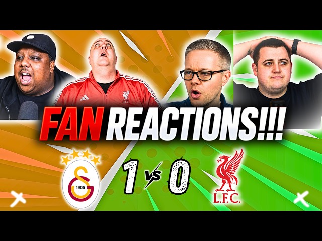 Liverpool & Rival Fan REACTIONS | Galatasaray 1–0 Liverpool