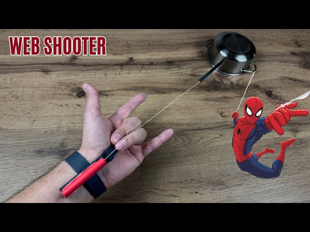 How to Make an Origami Spider-Man Web Shooter 🕷️🕸️ | Working Paper Web Shooter Tutorial