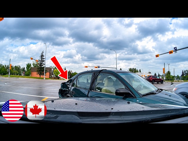 HONDA DRIVER MAKES ONE VERY COSTLY TURN - 1060 | Driving Fails