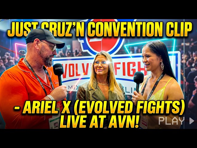 Just Cruz'n Convention Clip - Ariel X (Evolved Fights) Live at AVN