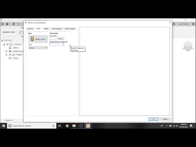 Fusion 360 CAM Tutorial 2: Creating a Plasma Cutting Tool