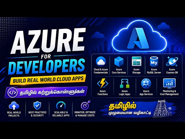 Azure for .NET Developers - Build Real World Cloud Apps | Tamil #codewithkarthik