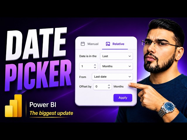 Power BI Date Picker is Finally Here! No More Date Slicer Workarounds