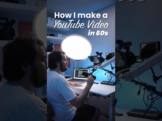 How I make a YouTube video in 60 seconds! 🎬