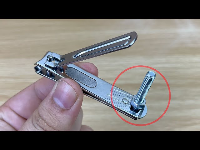 Few people know this secret use of nail clippers! You won't believe it😱 Creation Hack.