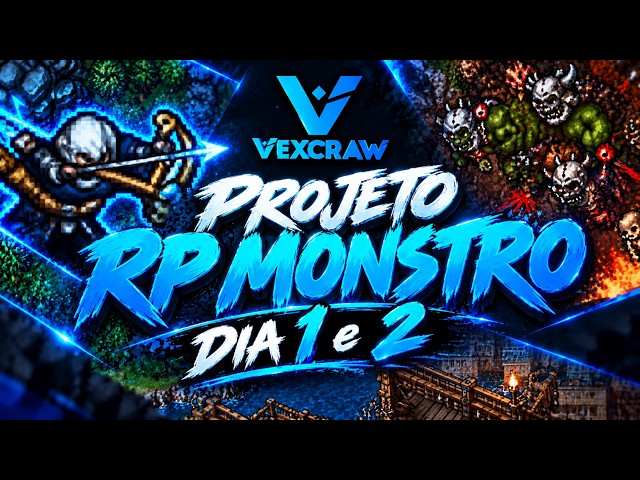 TIBIA: THIS INSANE RP PROJECT IS WILD!! SEE WHAT HAPPENED ON DAYS ONE AND TWO! - EP 01