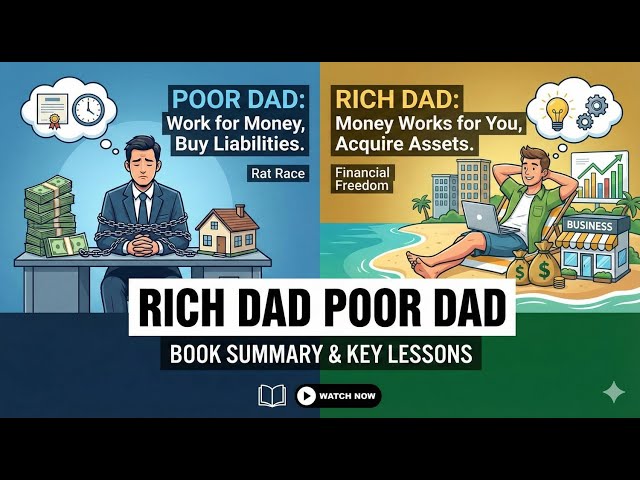 Rich Dad Poor Dad by Robert Kiyosaki: Full Book (Summary)