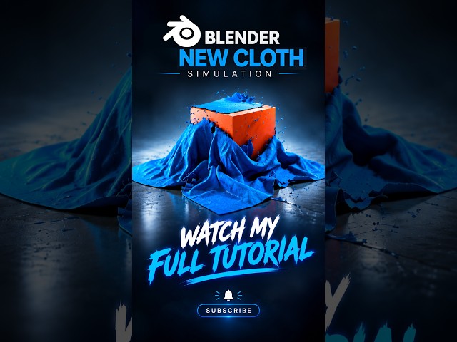 Blender's NEW Cloth Simulation + Zozo Contact Solver! 🔥