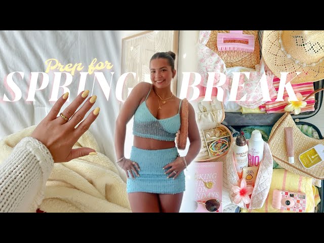 PREP FOR SPRING BREAK || Choatic mess: shopping, nails, everything shower, etc!!