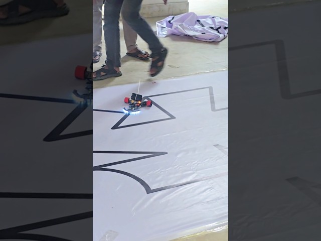 Line Follower Robot Competition in Bangladesh #linefollower #robot #lfr
