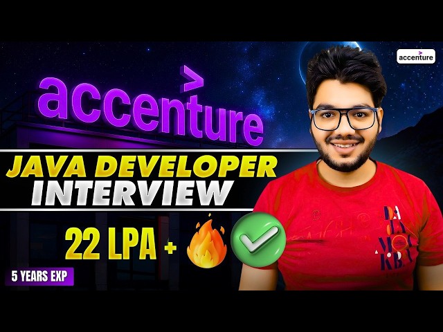 Accenture Java Developer Interview Experience & Questions [ 22 LPA+ ]