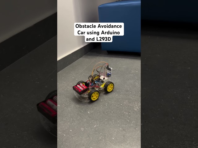Obstacle Avoidance Car using Arduino and L293D #arduino #iot #esp32
