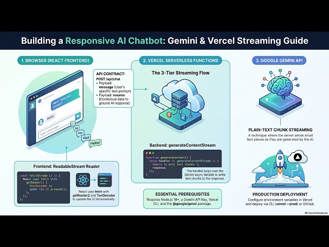 How to Build an AI Chatbot with Gemini and Vercel Serverless Functions