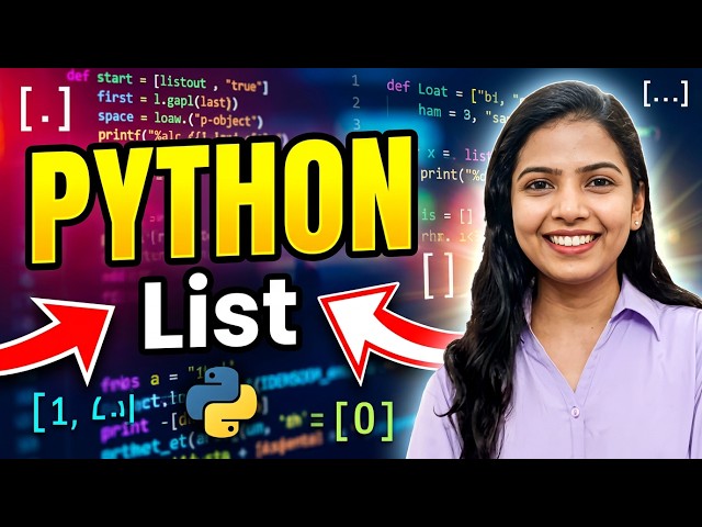 Python for Beginners 2026 | Lists Explained | Euron