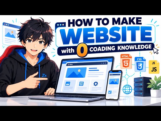 How to Make a Website? शुरुआत से सीखें Web Development | Hindi | बिना कोडिंग knowledge के।