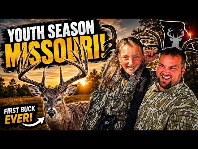 GIANT MISSOURI BUCK! My Daughter Harvests Her First Buck!