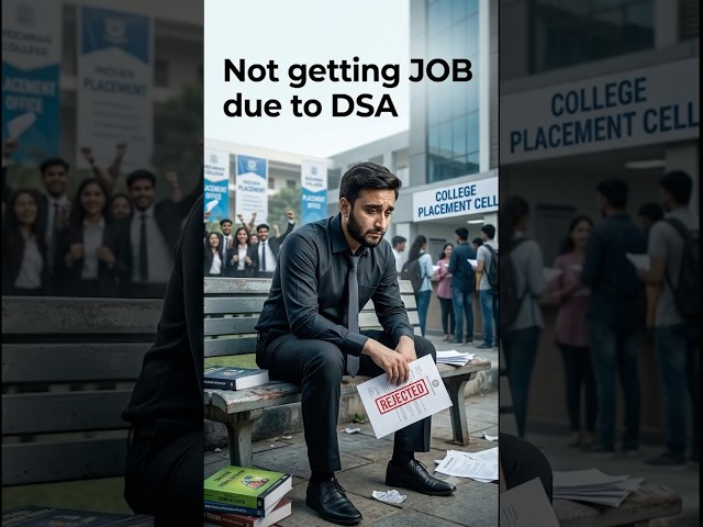 DSA is the only reason you are getting rejected 📉 #coding #jobhunt #career