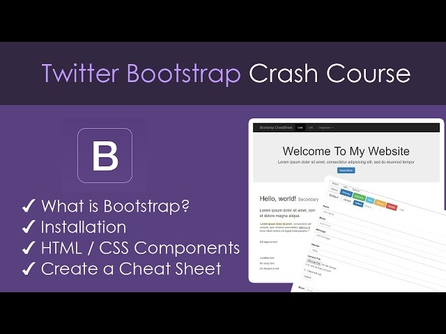 Bootstrap Beginner Crash Course