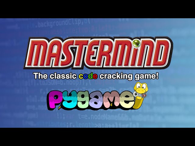 How to make Mastermind in Pygame - Tutorial for beginner