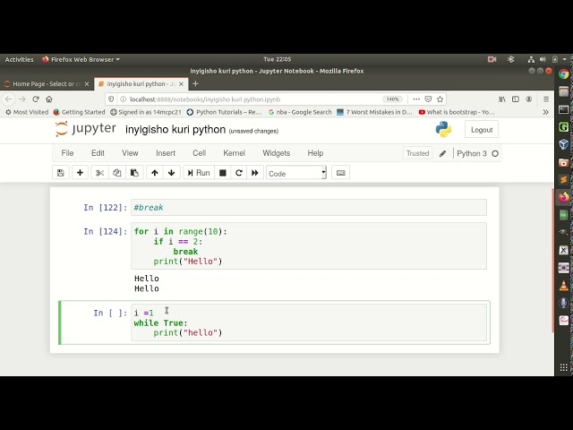 14. KinyaRwanda+English(Python Programming) Flow Control: break and continue
