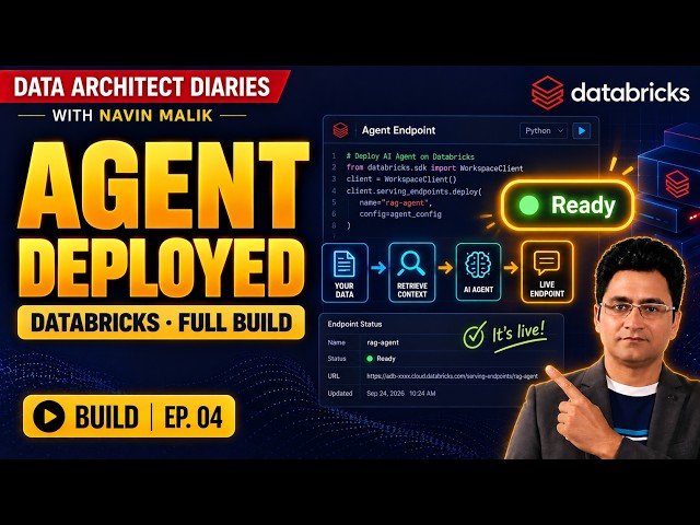 Build & Deploy an AI Agent on Databricks — Full Mosaic AI Tutorial | Vector Search + MLflow