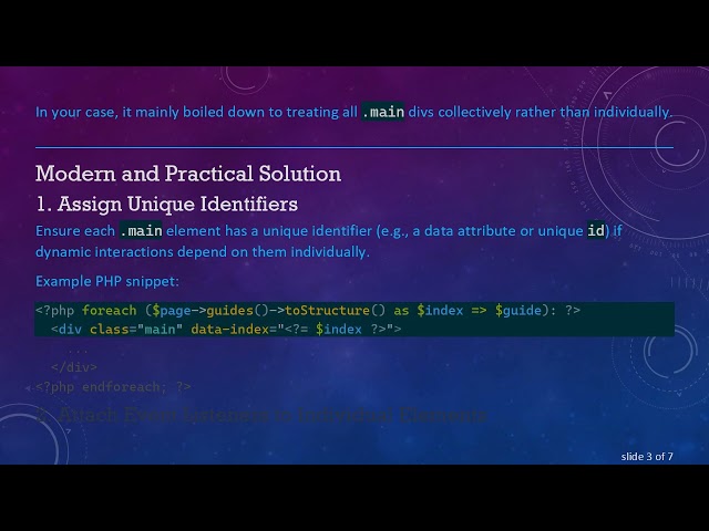 Fixing Simultaneous mouseenter and mouseleave Events on Multiple .main Elements in JavaScript