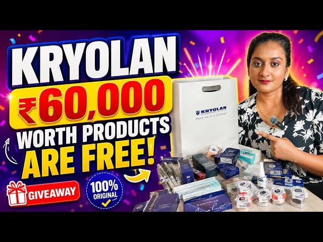 KRYOLAN HAUL | ₹60,000 Worth Professional Makeup Products Are FREE Honest Review + First Impression