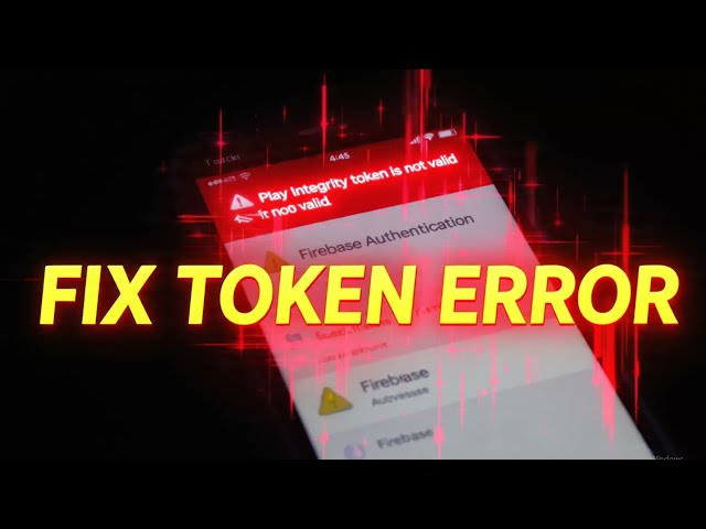 How to fix  Play Integrity token is not valid  in Firebase Authentication