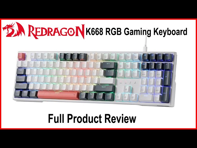 Redragon K668 Full Product Review and Score