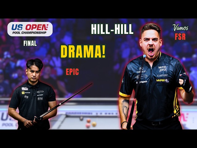 EPIC HILL-HILL FINAL! | Francisco Sanchez Ruiz (FSR) 🇪🇸 vs Robbie Capito 🇭🇰 | US Open Pool 2026