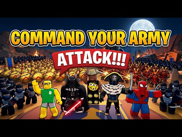 5 COMMANDERS — 1 WINNER! Who Built the STRONGEST Army in Roblox?