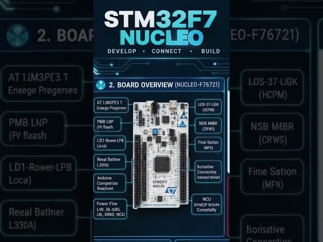 STM32F7 Nucleo Explained  🚀 | Power • Pins • Programming |#STM32 #STM32F7  #krabhi9229