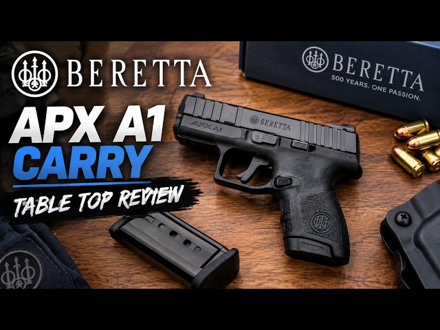 The Beretta APX A1 Carry! Here's my tabletop review! 