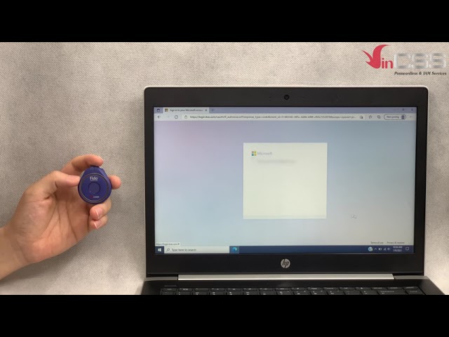Đăng nhập Office 365 không cần mật khẩu | Sử dụng khoá bảo mật VinCSS FIDO2® Fingerprint