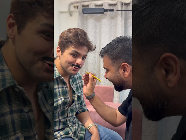 Haters will say mooch is FAKE #shorts #ashishchanchlani #bts #funny #kunalchhabhria