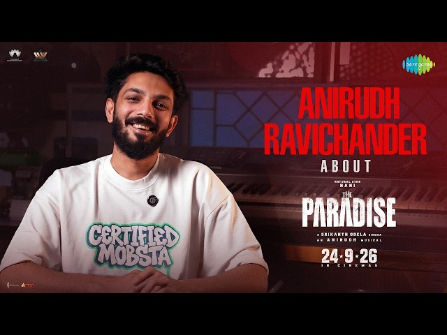 Anirudh Ravichander about The Paradise | #TheParadise Pre Release Event | Nani | Srikanth Odela
