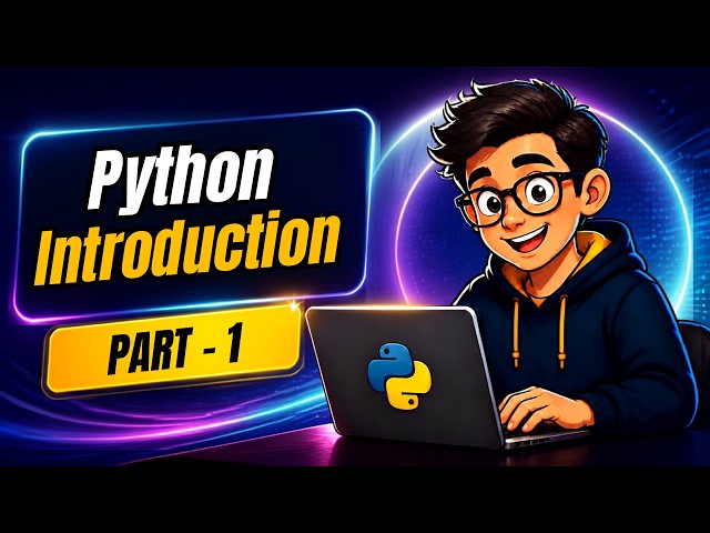 Python Introduction - Part 1 | Print & Input Functions (Python for Beginners)