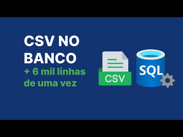 Como importar CSV no SQL Server com BULK INSERT (e criar a Stage)