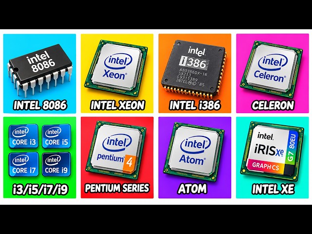 Every Intel Processor Explained in 12 Minutes!