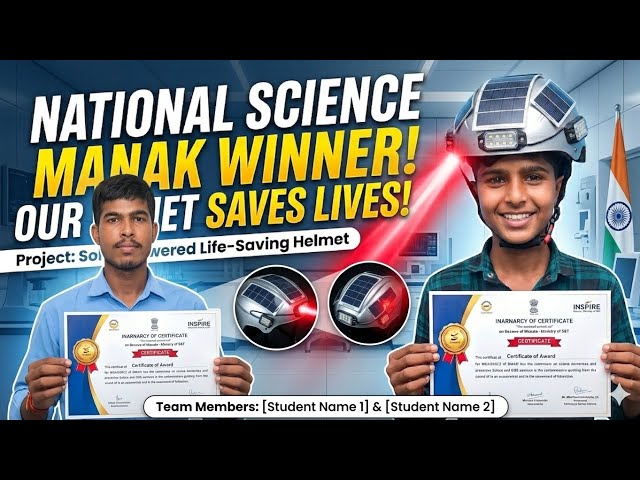 A national award winner 🏆 project! A project that will to saves live of many people #inspiremanak.