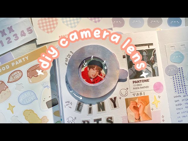 diy camera lens 🍡 how to make an interactive camera shutter lens card 🥞