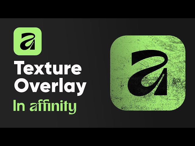 The Easiest Way to Apply Texture to Objects: Affinity 3