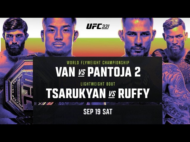 UFC 331 LIVE VAN VS PANTOJA 2 LIVESTREAM & FULL FIGHT COMPANION