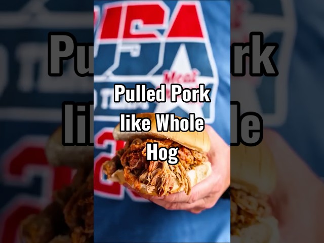 I made Pulled Pork as good as Whole Hog BBQ! #meatchurch #pulledpork #bbq